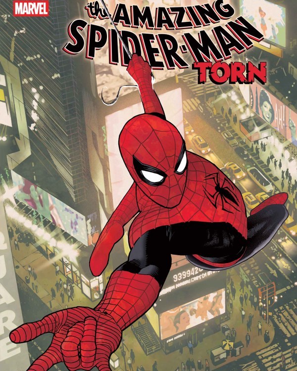 straczynski's tweet photo. Hitting comic shops one week from tomorrow!  Words by me, interior art by Pere Pérez.  A story about Peter, Harry, Gwen and MJ during their time at Empire State University, with a ridiculously dangerous addition to Spider-Man's Rogue's Gallery. https://t.co/6EkfCjztN8