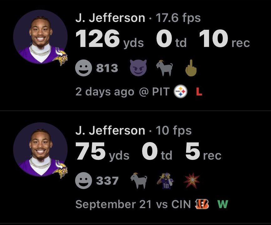 verysadvikings's tweet image. The best WRs in the NFL, with two weeks of backup QB play…