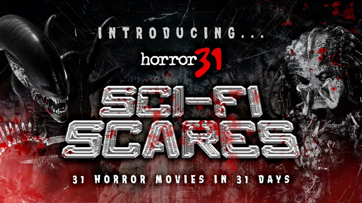 Horror31's tweet image. New for 2025: @Horror31 presents SCI-FI SCARES! We're watching 31 science fiction-themed horror movies in 31 days throughout the month of October. If you've got any suggestions for what we should watch then please let us know! ๐ฝ #Horror31 #SciFiScares