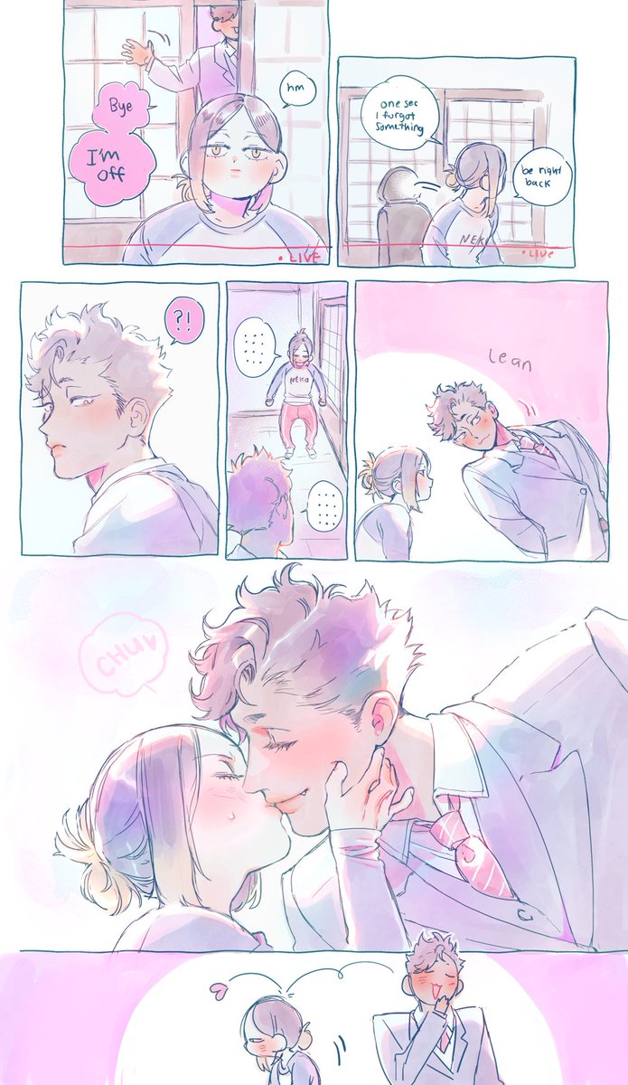 a goodbye kiss 
#kuroken