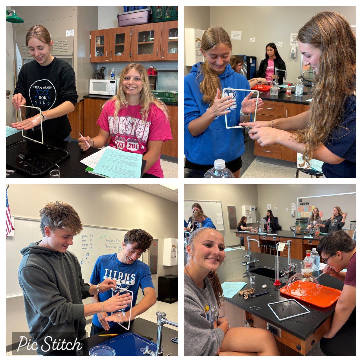 Great day to explore how bubbles 🫧 are like cell membranes <a href="/PLSHSTitans/">Papillion La Vista South High School</a>