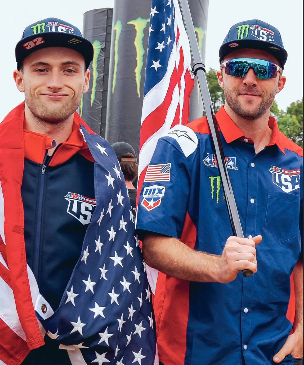 Justin Cooper - “Let's run it back <a href="/elitomac/">Eli Tomac</a> Bit of a chaotic week but honored to get the call up to represent my country again with Haiden unfortunately out injured. I'll be riding MX2 alongside Eli and @rjhampshire. Big shoes to fill this week, but going to do my best to make