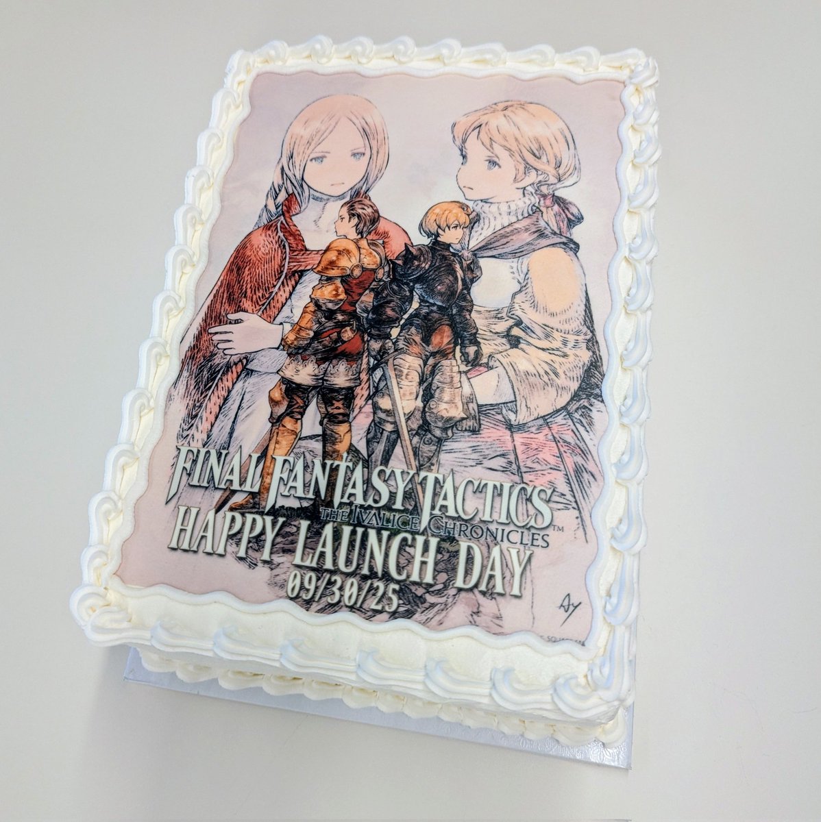 Thank you to the PR team for ordering this beautiful cake 🍰 #FFT