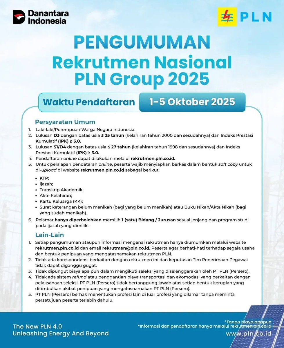 magnecareer's tweet photo. #LokerPam - PLN Group 2025 https://t.co/9FrYAylTlM