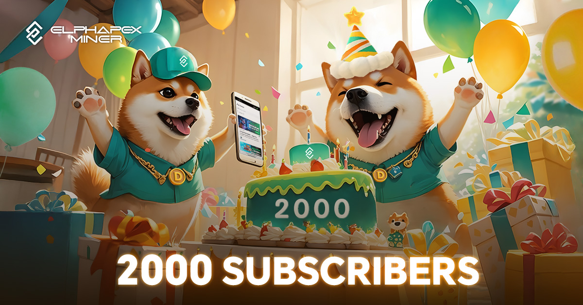 ElphaPex's tweet image. 📢 Big news: Over 2,000 people are now subscribed to the DOGEst newsletter!

We’re growing fast, and it’s all thanks to this amazing community. Expect more insights, updates, and mining news around $DOGE + $LTC as we keep building together.

👉 Join the pack:…
