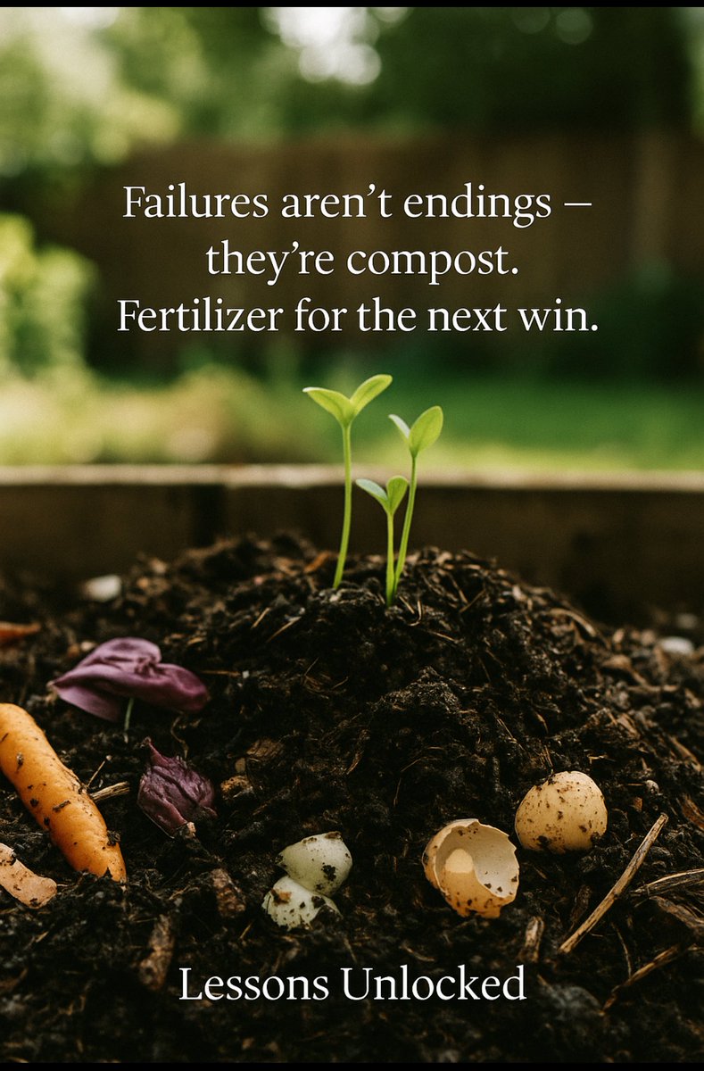 shuklan_au's tweet image. Failures aren’t endings—they’re compost. 🌱 Fertilizer for your next win. Over 40 yrs across 4 countries, I’ve learned this hard way. Misstep in NZ, stumble in AU. Felt like the end each time… [1/3] #LessonsUnlocked #GenZ #MillennialGrowth #NARESH