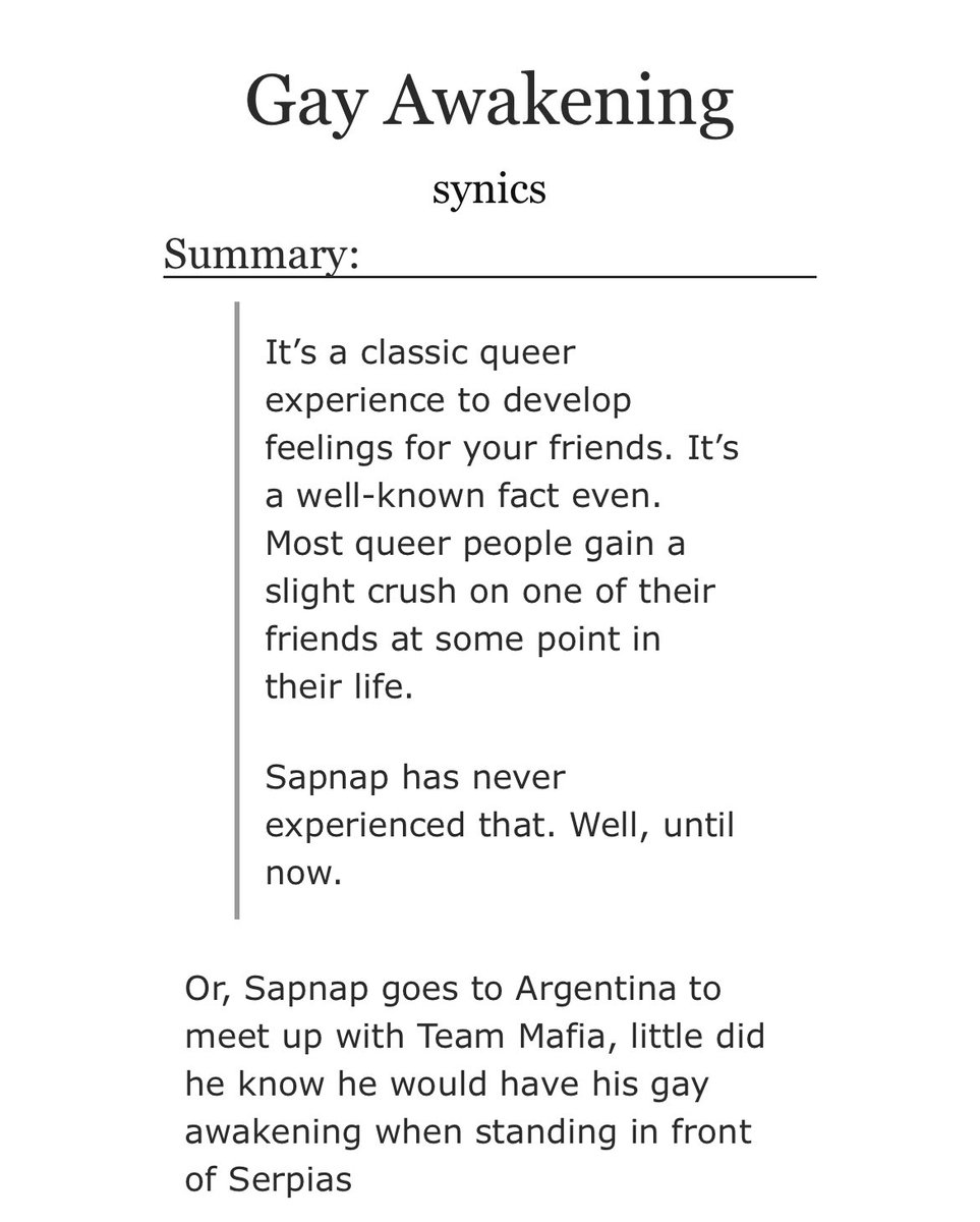 synicsao3's tweet photo. @DTeamFicArchive Fuck it I’ll self promo. Here’s my fav fics I’ve written (explicit) and I’m currently working on a conternap fic  

https://t.co/OSc2hx4BJ6 https://t.co/OuSXzxg7Mc