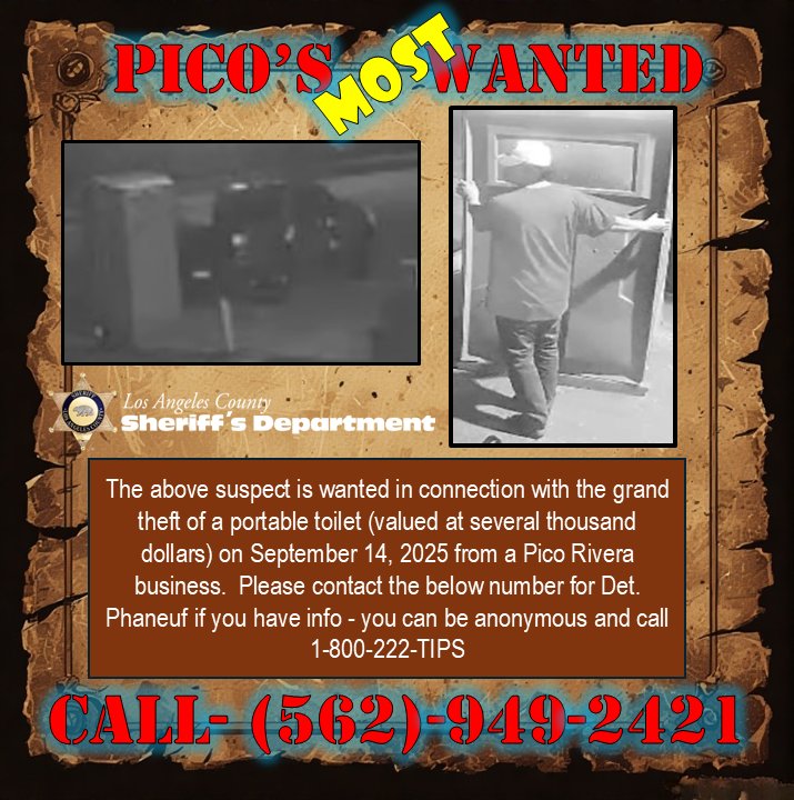 LASD Pico Rivera Station tweet media