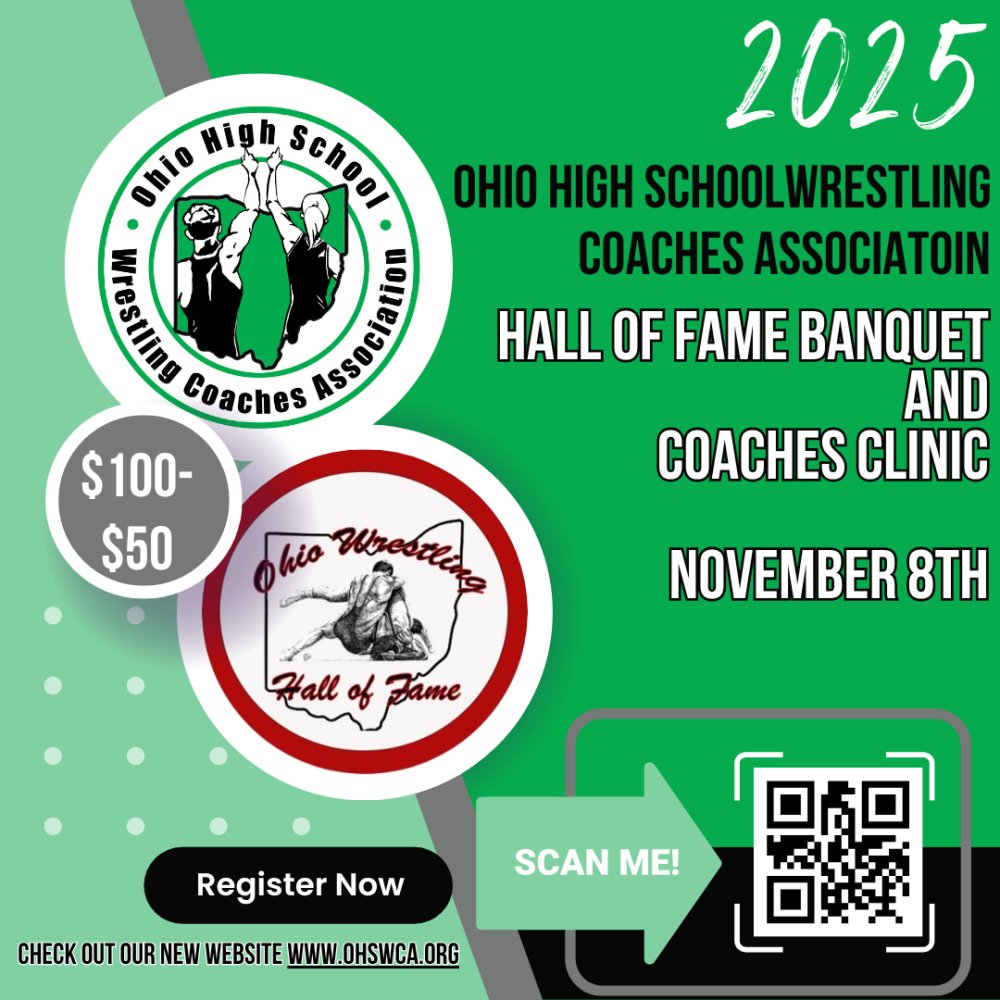 The Ohio High School Wrestling Coaches Associaton tweet media