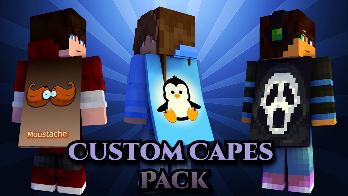 ¡Nueva Textura! CustomCapes
Creado por: <a href="/PlasmaSpaceStud/">PlasmaSpace Studios Inc.</a> 
Descarga disponible en: cubitosmc.com/2025/09/custom…