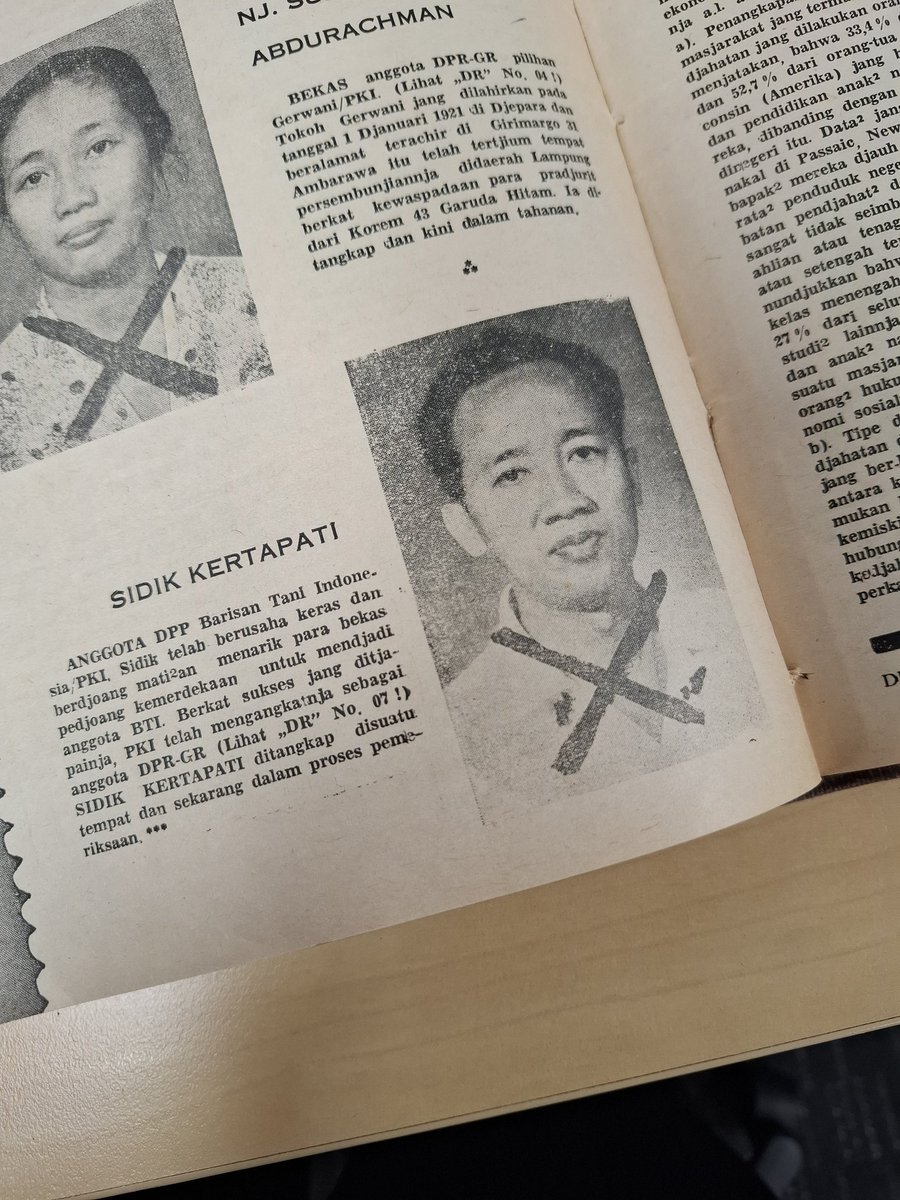 media populer juga ikut memburu dengan jadi cepu plus menerbitkan artikel2 yang mendemonisasi gerwani (majalah detektip &amp; romantika, koleksi perpusnas australia)