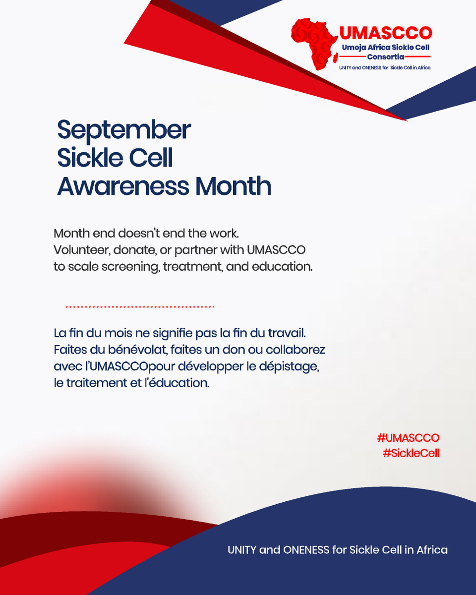 UMASCCO (Umoja Africa Sickle Cell Consortia) tweet media