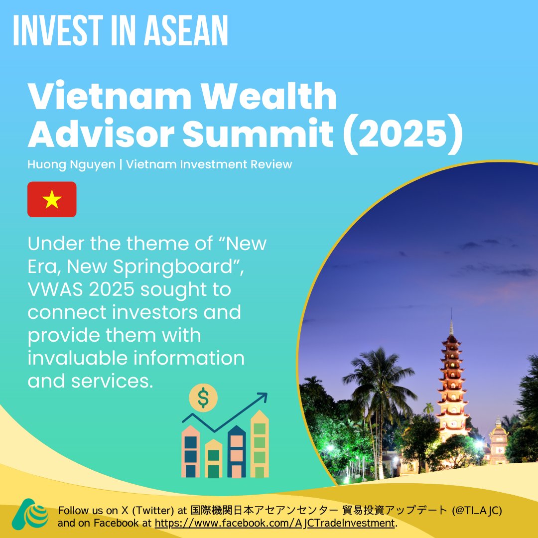 🇻🇳The Vietnam Wealth Advisory Summit 2025 united many to have concrete discussions on the prospects for Vietnam's economy💵💬 Read more: vir.com.vn/vietnam-wealth… #ASEAN #Vietnam #economy #investment #invest #investing #investor #economicgrowth #SoutheastAsia