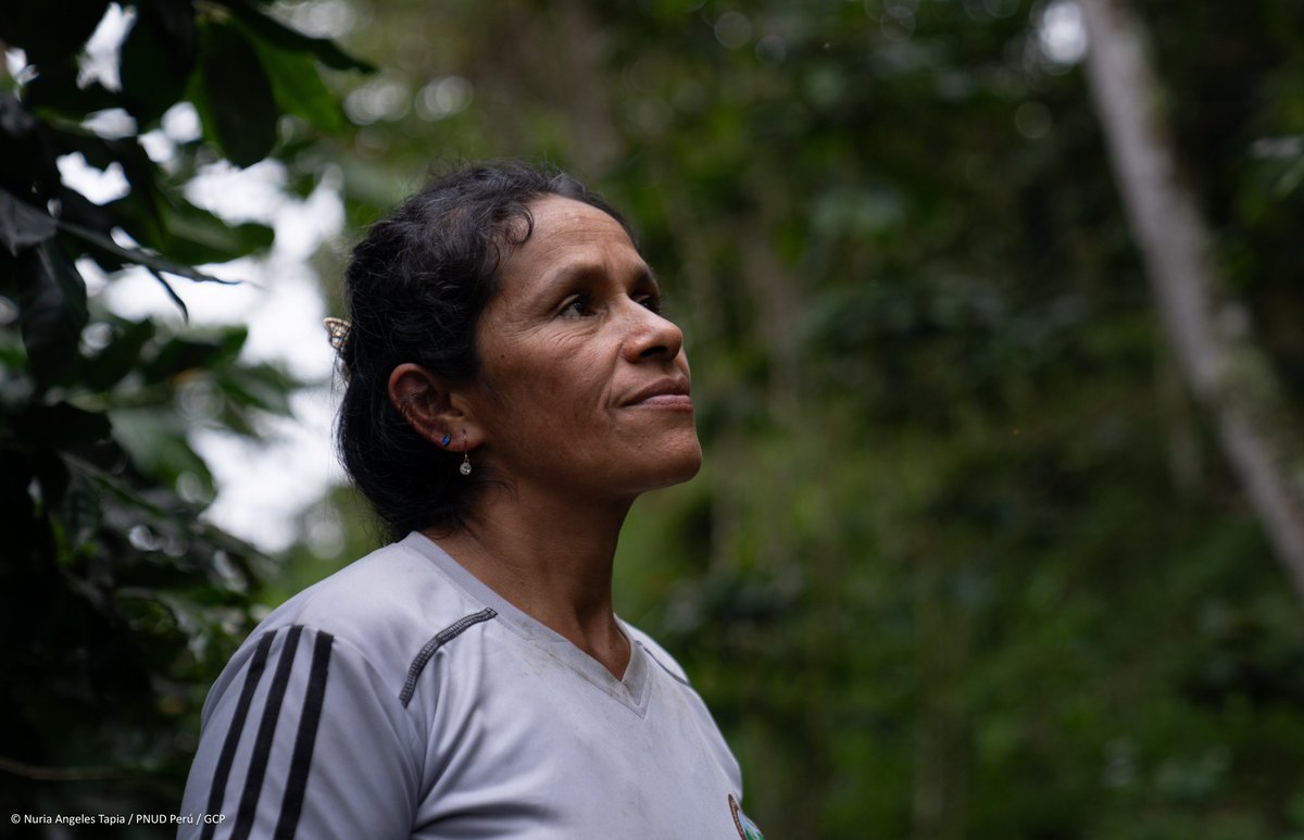 UNDPplanet's tweet image. “Coffee has given me everything.” ☕☕☕

This #InternationalCoffeeDay meet Efigenia Ramírez - a farmer and leader in Cajamarca, Peru. 

Today she mentors others to work #ForPeopleForPlanet and to see value in the land: go.undp.org/wHv
