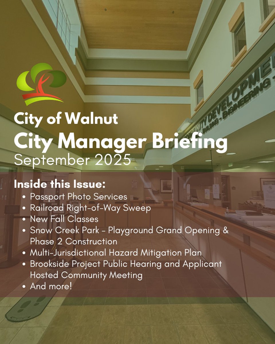 🗞 City Manager Briefing September 2025 🗞

The next issue of the City Manager Briefing is now available online! 

View the briefing at bit.ly/CMBriefingSep25.