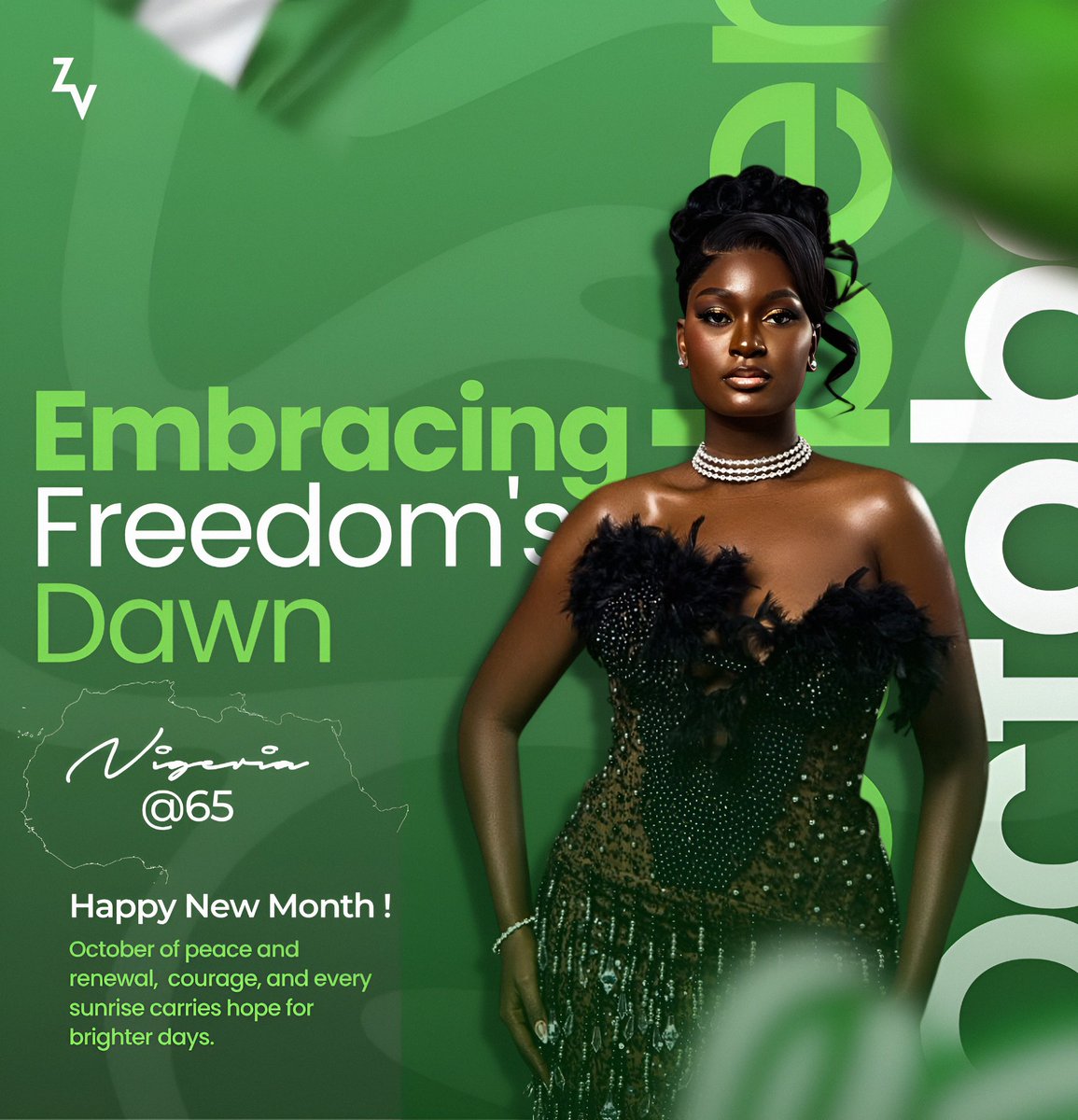 lordzinex's tweet image. My October designs 

Happy new month y’all 💚