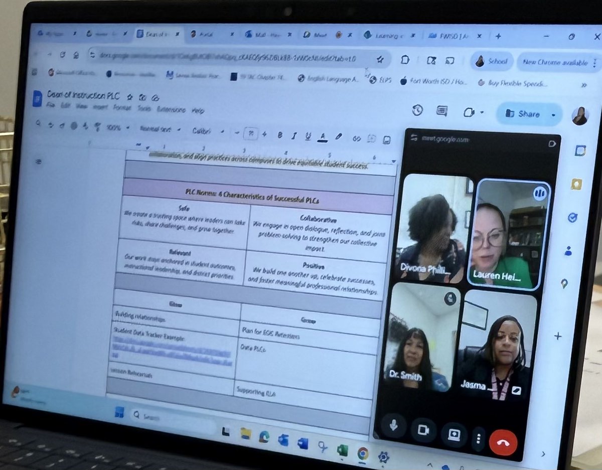 Jasma_Hayes's tweet image. Today I facilitated our first Dean of Instruction PLC of the year!

We:
✅ Shared glows &amp;amp; grows
✅ Collaborated on ideas
✅ Aligned practices for equitable student success

Inspired by these Deans &amp;amp; excited for the impact ahead!

#InstructionalLeadership  #ElevateEverything