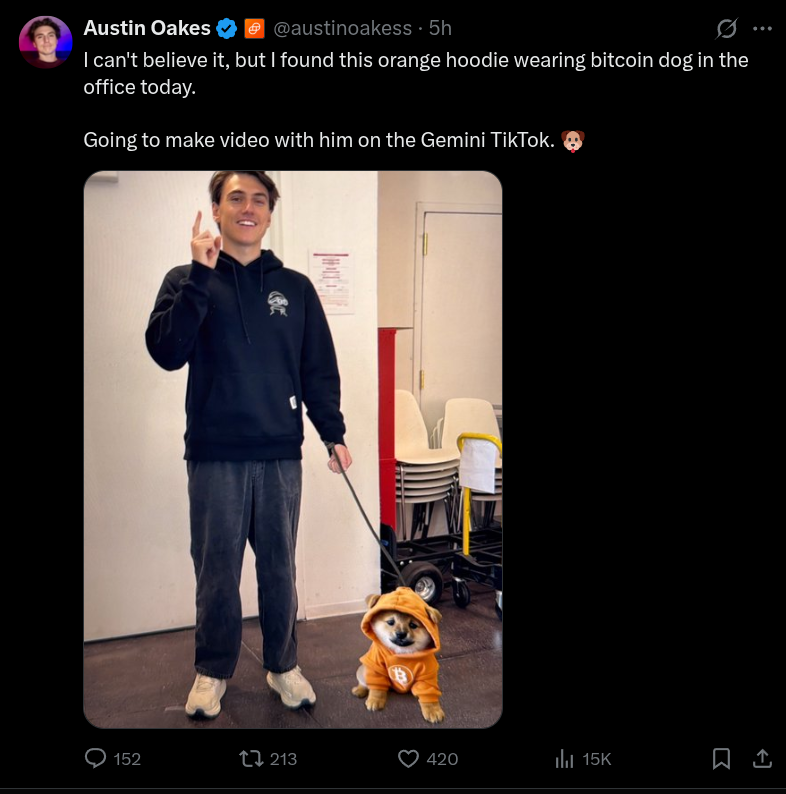 cryptomop's tweet photo. $DOG is culture, is you and me anon... You're just not seeing it yet https://t.co/bDjDD9321I