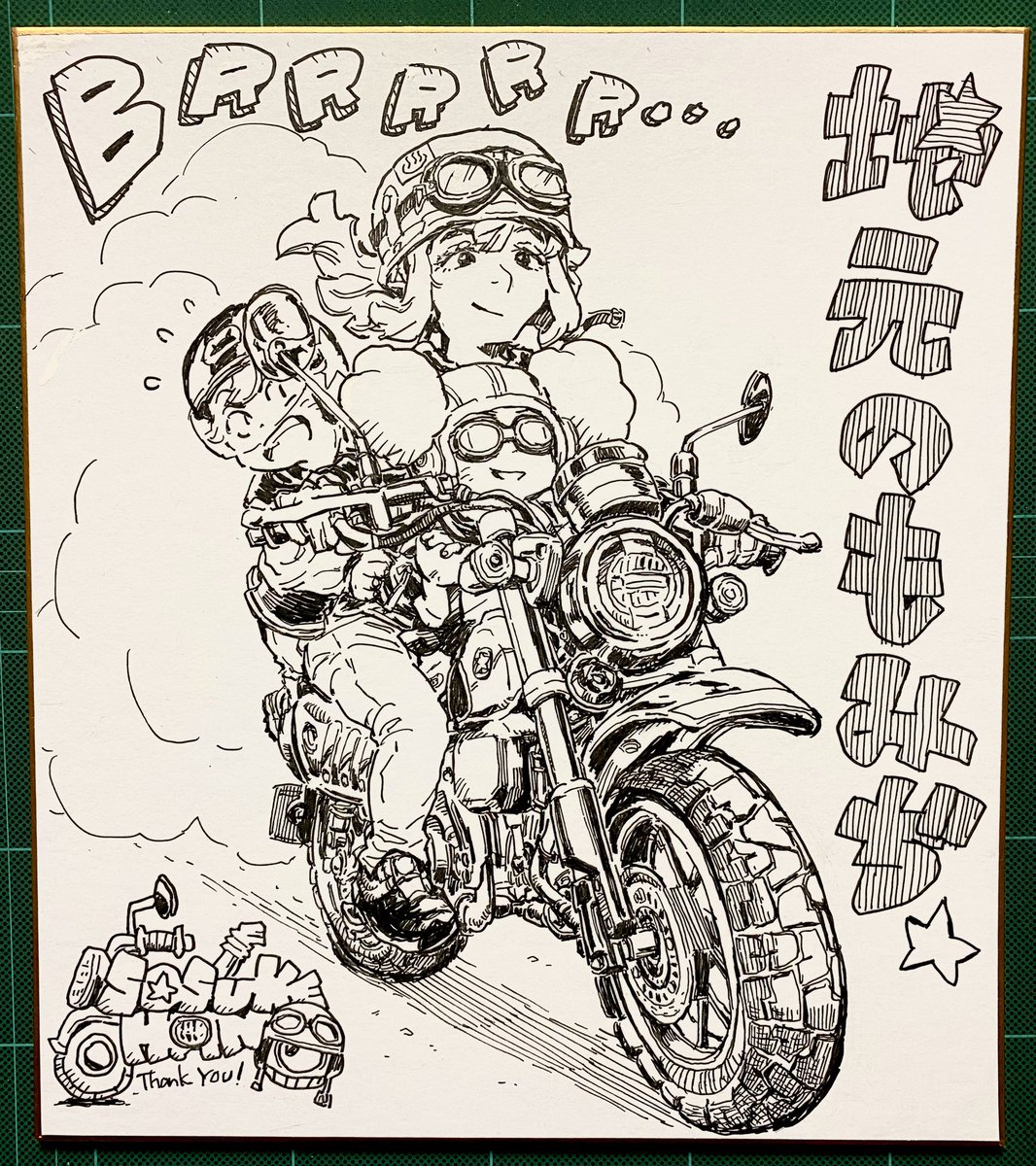 #今月描いた絵を晒そう
色紙✍️今月はBOOTHで通販してみようかなと思ってます。 