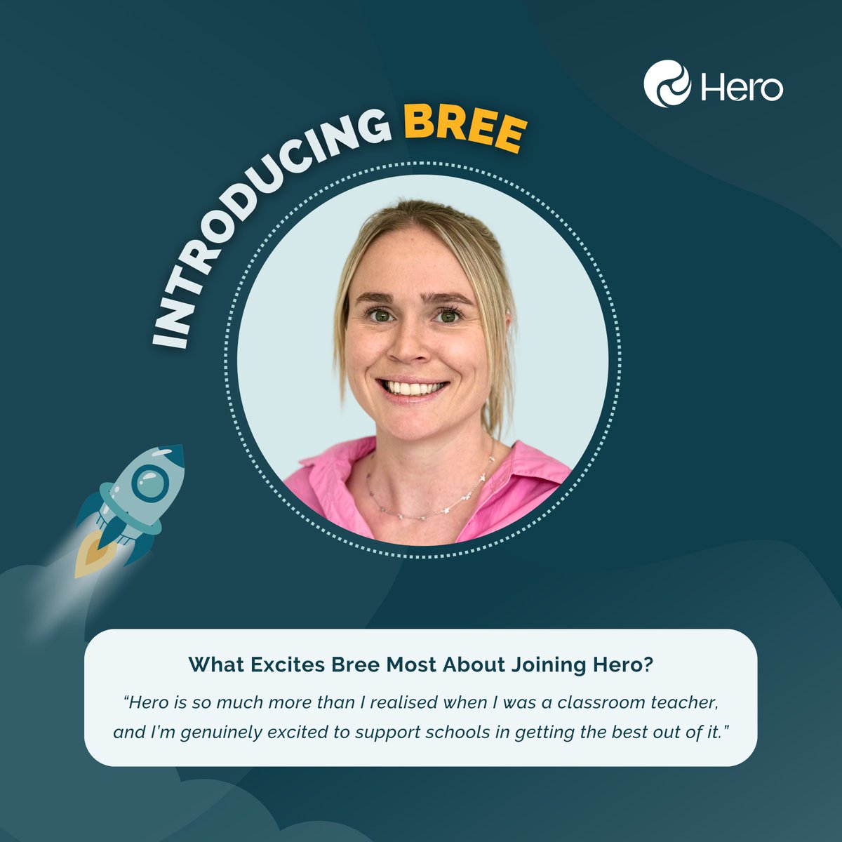 We are excited to introduce you to our newest Hero team member (who may be a familiar face!) – Brianna (Bree) Oothuis. Bree joins us as Hero Professional Services and Support Specialist, where she is connected directly with our schools, offering supercharged support and guidance.