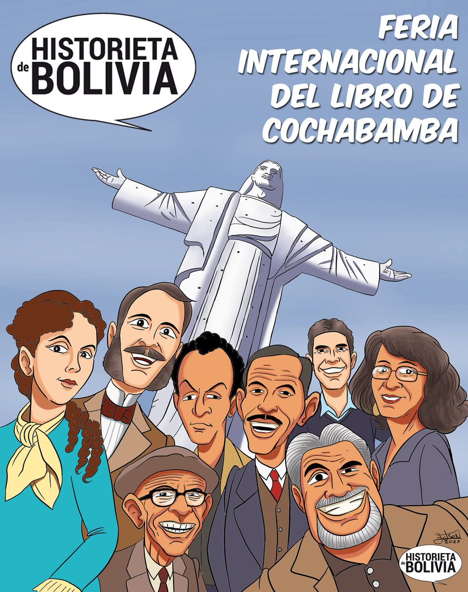 ¡Mañana comienza la Feria Internacional del Libro de #Cochabamba! Estaré con todo el material de Historieta de Bolivia en el stand 18 del Pabellón Americano. ¡Ahí nos vemos!

#FILCochabamba #FeriaDelLibro
