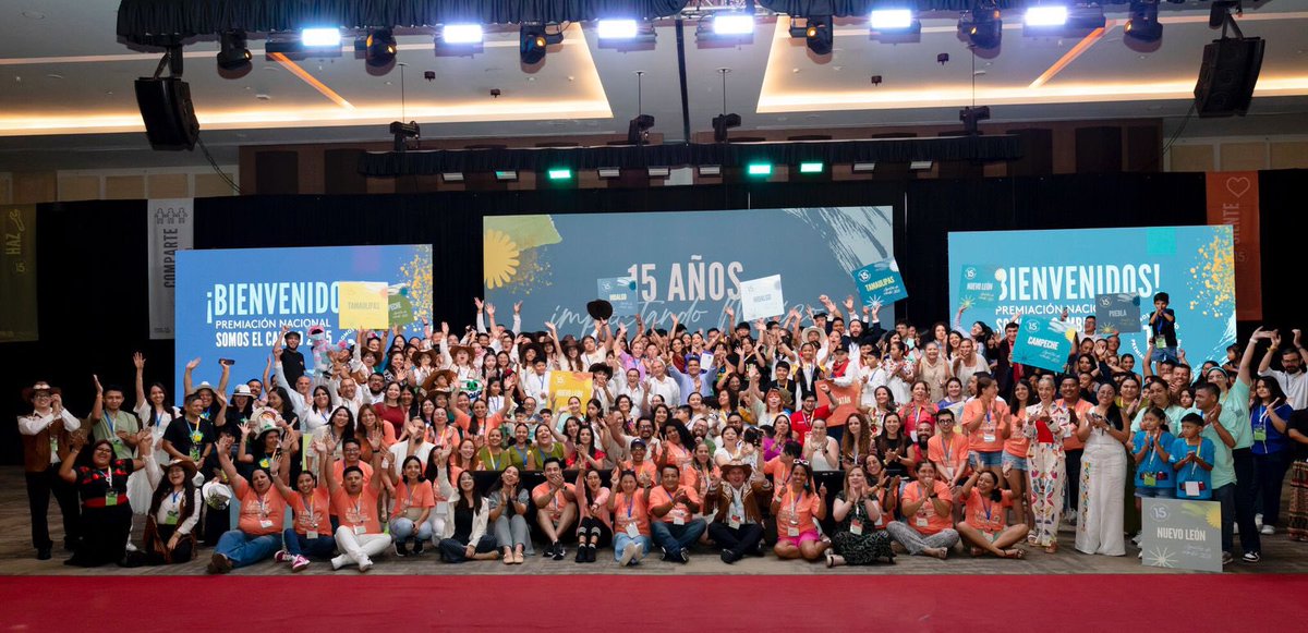 La Premiación Nacional Somos el Cambio 2025 reunió a más de 350 personas entre equipos ganadores, aliados y patrocinadores.💜

Un cierre inolvidable para celebrar 15 años de compromiso y liderazgo social. 

#Impactosocial