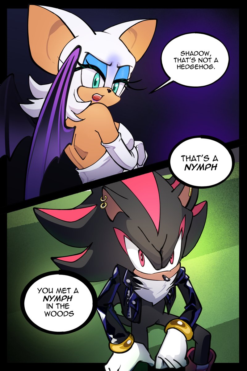 (3/7) Yesss Sonic IS the personification of the wind. A Wind Nymph! 😋 The Nymph is highly inspired by Greek mythology, but is slightly different in this AU (the voice thing for example). But if u read the wiki page, u'll get a pretty good idea. 