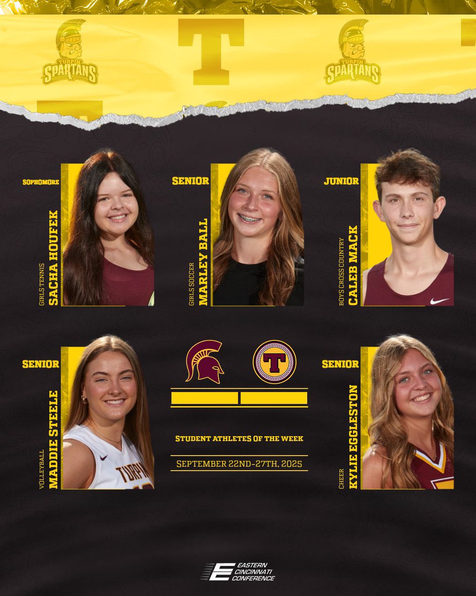 TurpinSpartans's tweet photo. This past week’s Terrific Ten Student Athletes… CONGRATS TO THIS GROUP!!! Way to go Spartans!

#goturpin  I  #spartanstrong https://t.co/FLgDaypcim