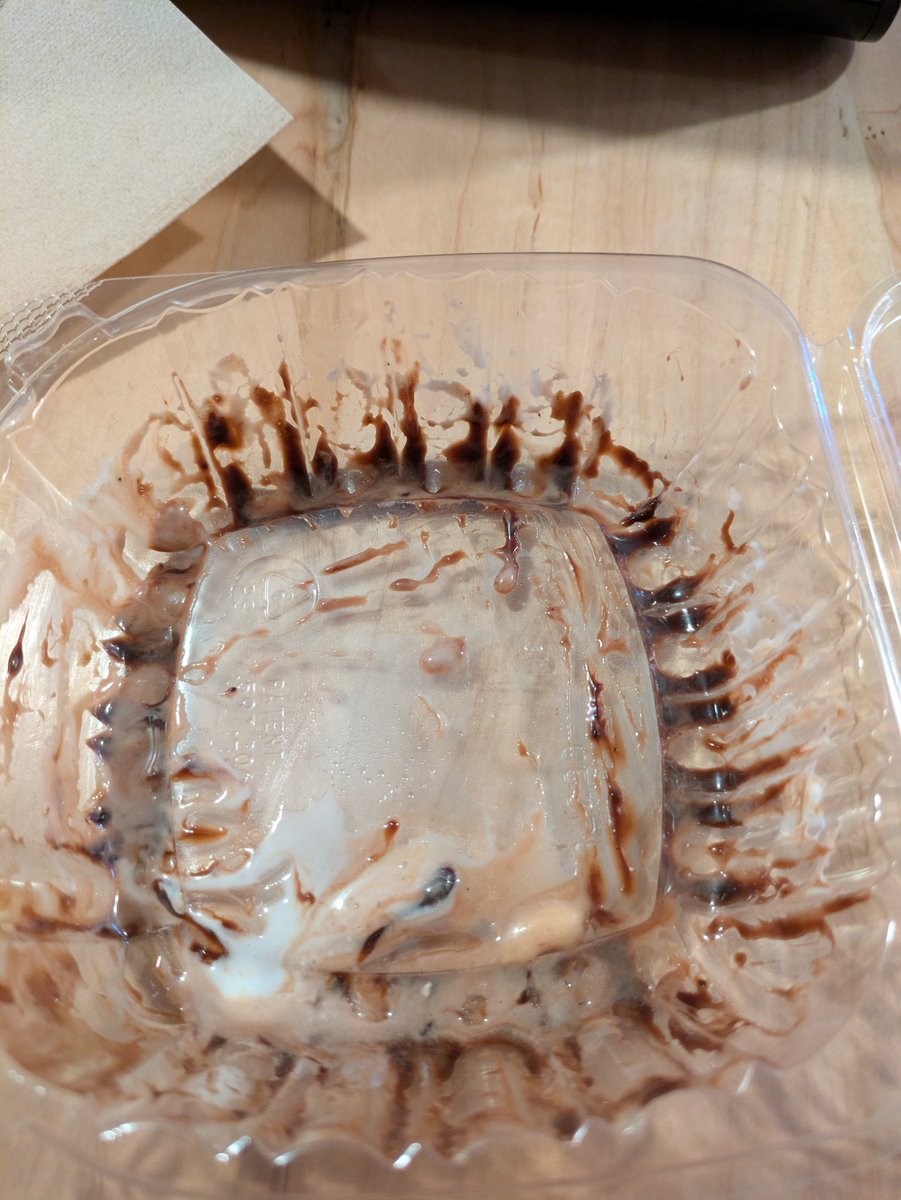 When I'm president, I will outlaw putting hot fudge sundaes in any container with ridges like this that you cannot use a spoon or your tongue to extract the fudge from said ridges. 

Make Fudge Edible Again.