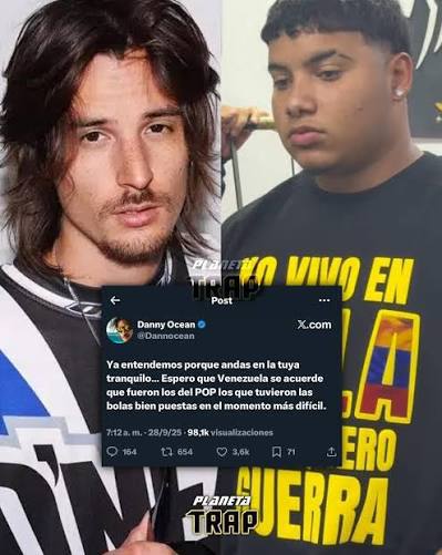 Nhatancblls's tweet photo. 🥳 En vez de dividirse, los artistas deben unirse por un propósito común: la paz y el bienestar de su pueblo. ¡Luis BPM lo ejemplifica! #DannyOceanBecerro https://t.co/J2BdZ0u466