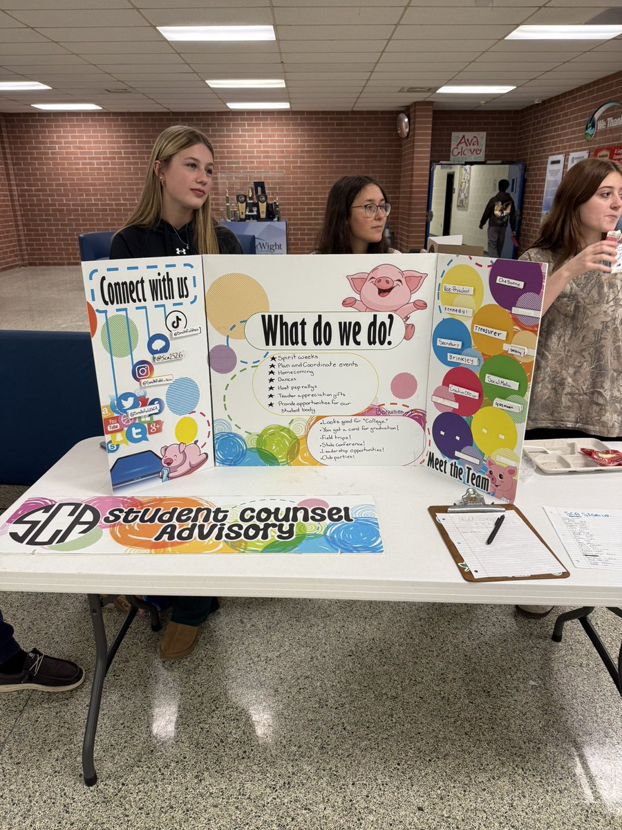 Awill1215's tweet photo. This happened today at Smithfield High School. Club Fair 2025. Get Involved!!! https://t.co/etEHrtViCc