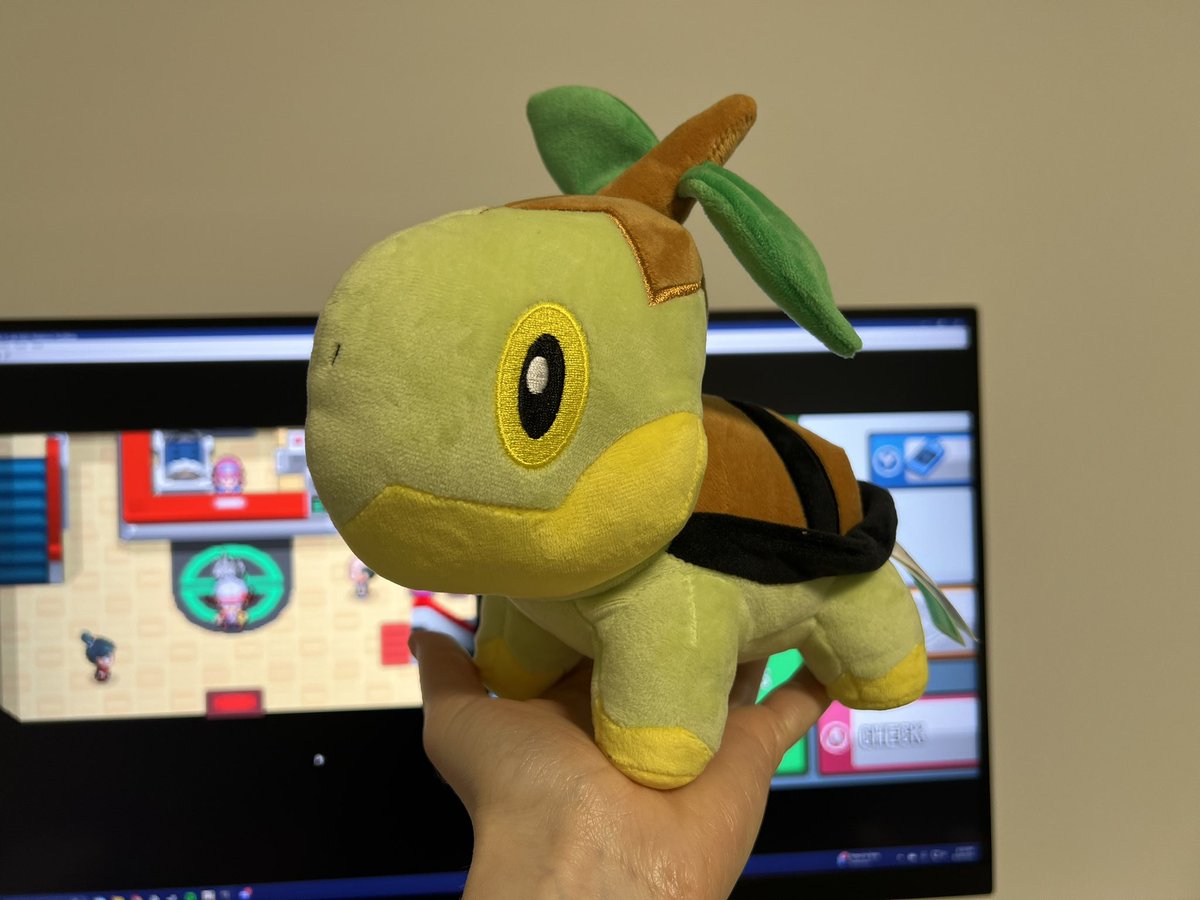 Strix_here's tweet image. played through platinum for the first time (really really fun) so I had to get my boy