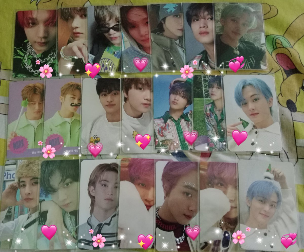 themhyuck's tweet photo. wts #neosell aab haechan mark nya yuu price nya around 15k-35k ajaa dm aja buat tanya tanya yaa https://t.co/Gliiq6j9Dj