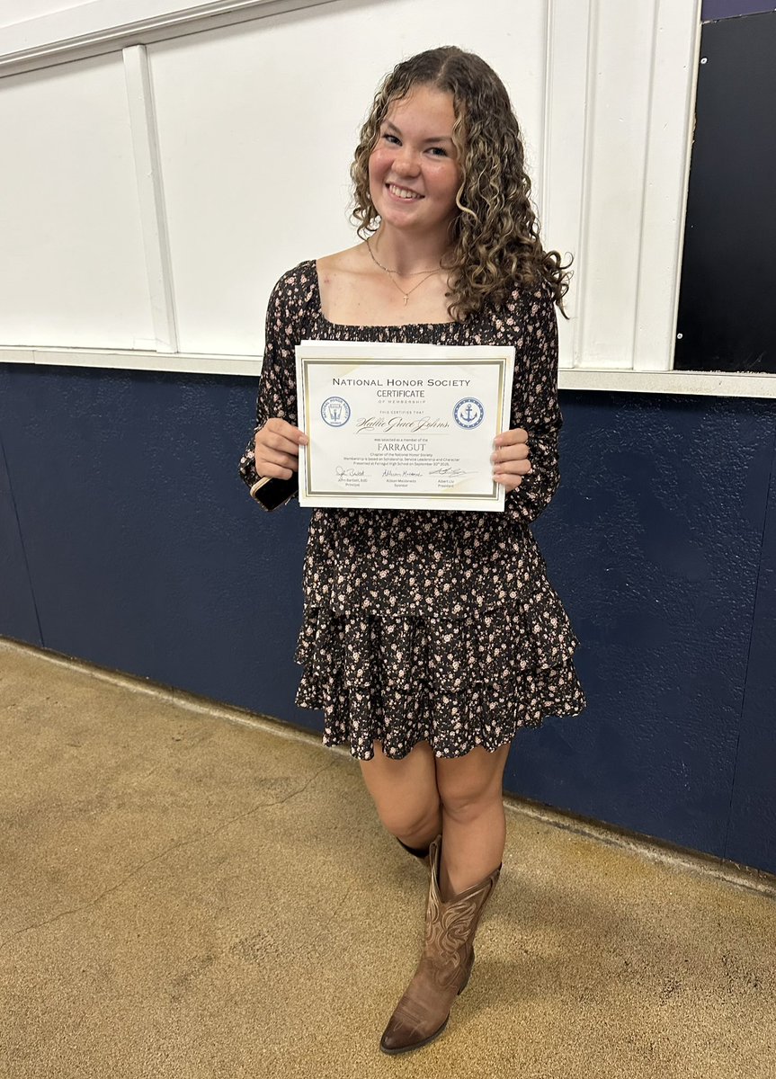 National Honor Society induction ⚓️🌟