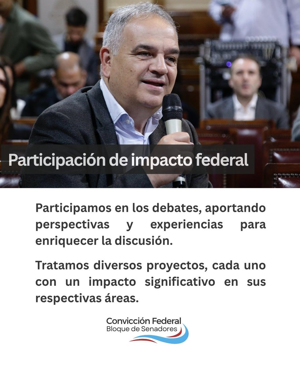 conviccionfed's tweet image. 🏛 Martes de trabajo en comisiones en el @SenadoArgentina

📝 Tratamos diversos proyectos, cada uno con impacto significativo en sus respectivas áreas. 

 #Senado #Proyectos #Comisiones