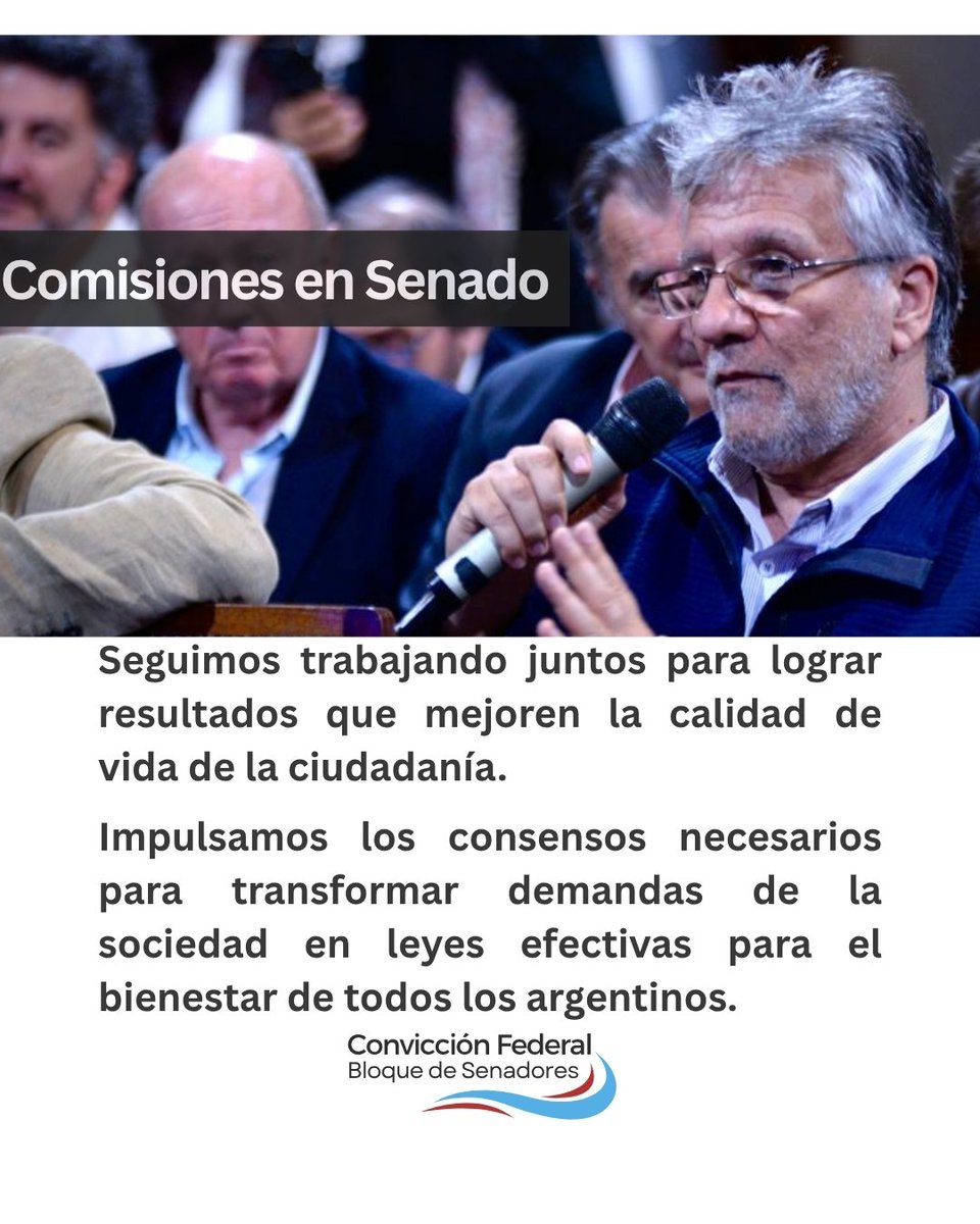 conviccionfed's tweet image. 🏛 Martes de trabajo en comisiones en el @SenadoArgentina

📝 Tratamos diversos proyectos, cada uno con impacto significativo en sus respectivas áreas. 

 #Senado #Proyectos #Comisiones