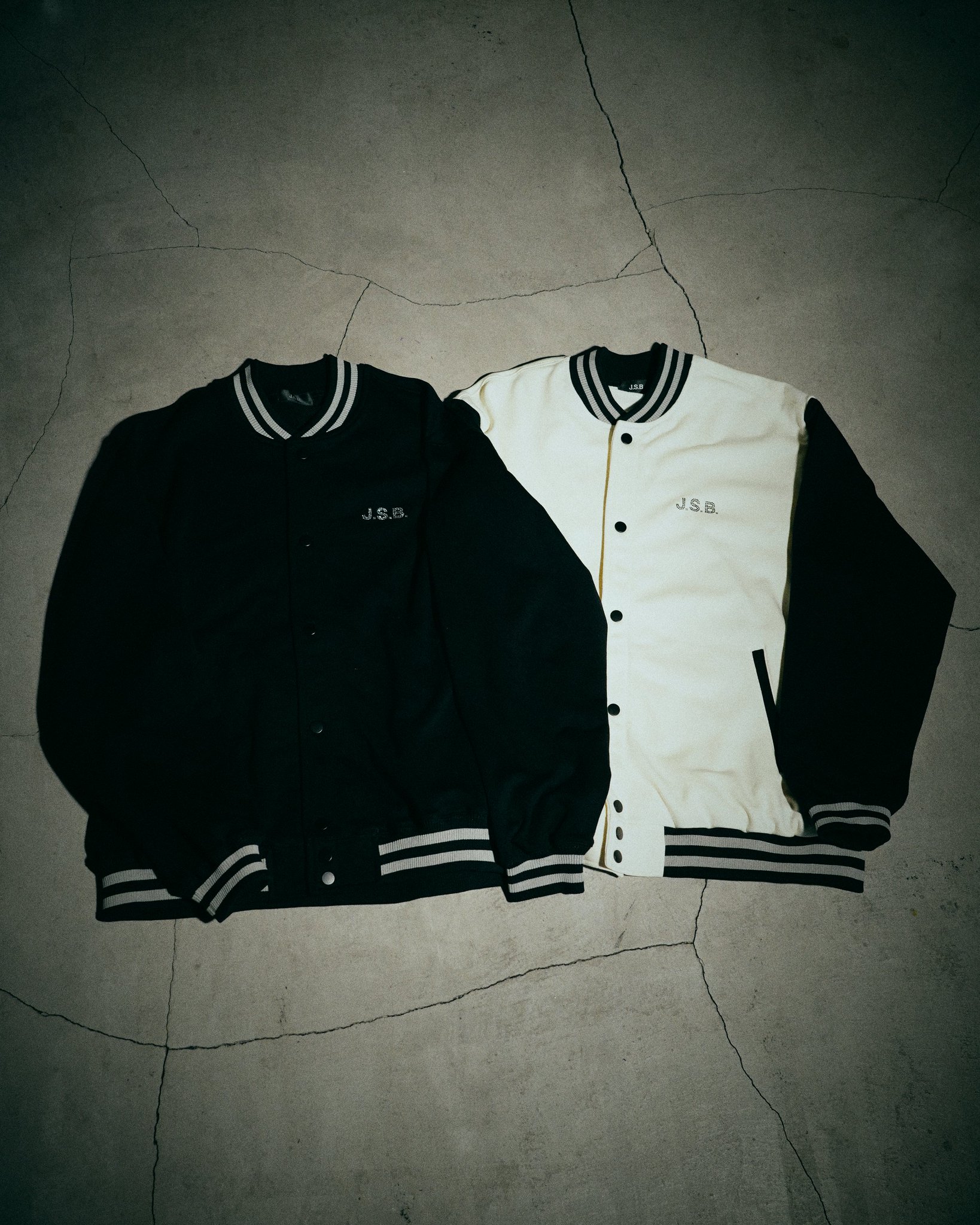 J.S.B.　Monogram Logo Varsity Jacket 3代目 VERTICAL_GARAGE on X: 