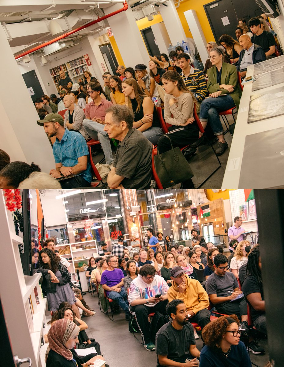 PeoplesForumNYC's tweet image. 🇵🇸 Tonight we had the honor of hosting the first session of Rashid Khalidi’s A Short Course on Palestine. The space was filled to capacity with people eager to learn and engage with the history of Palestine in relation to the rise of Zionism. Hosting this course at The People’s…