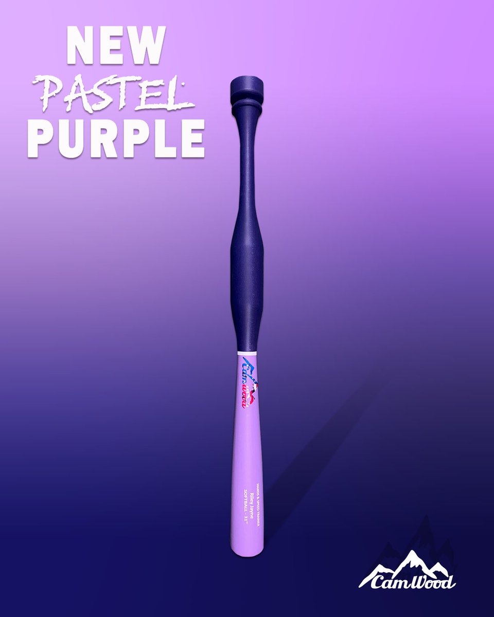 We love this color combo from Riley Jayne featuring the NEW “Pastel Purple”! 🔥

She’s going to be looking good while sharpening her mechanics and building strength and bat speed! 💪💥🥎

#softball #softballtraining #trainingbat #pastelpurple