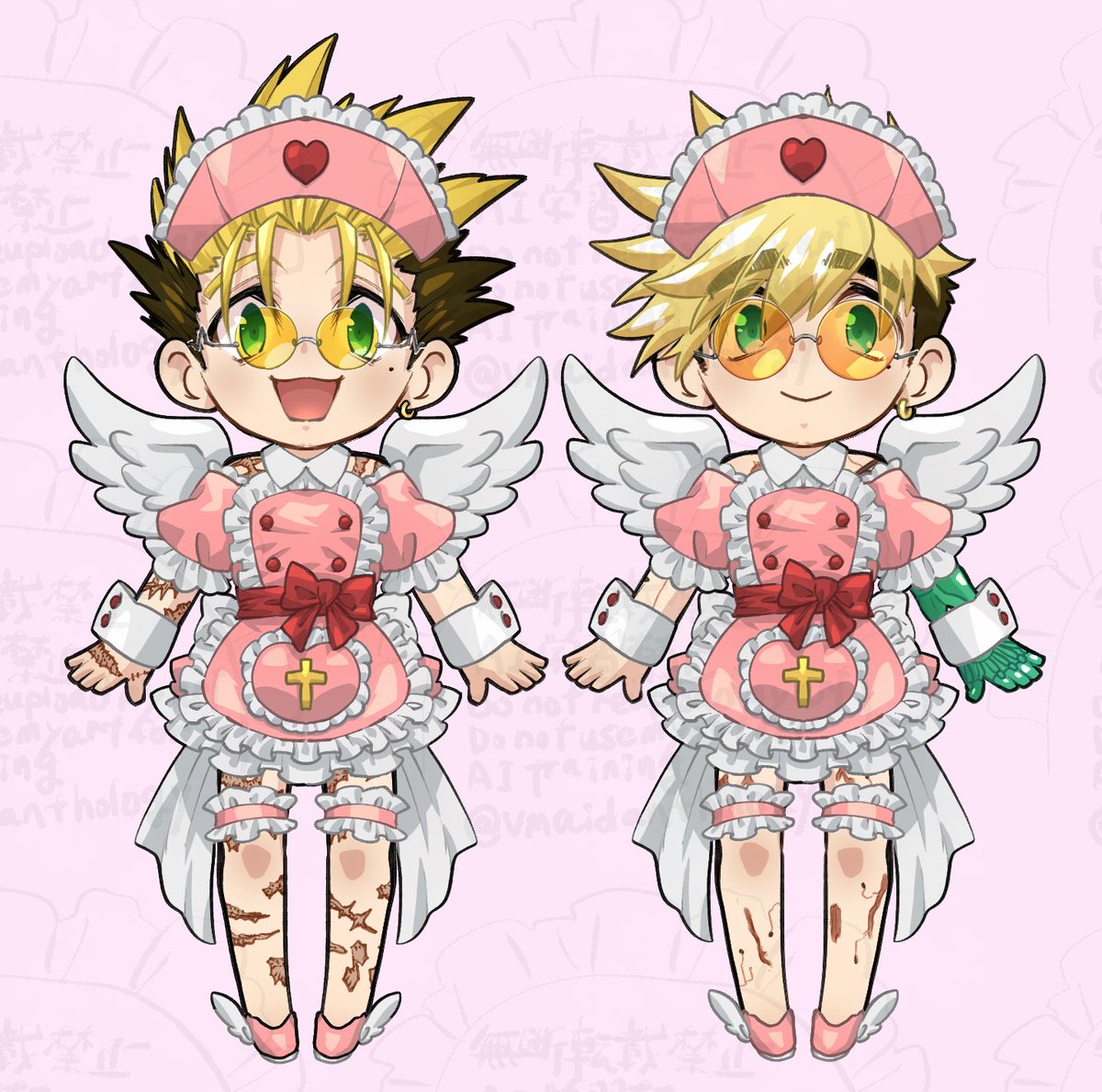 🫖ミニメイドさんご紹介(2/6)🫖
秋ですが暑かったり肌寒かったり体調管理が難しい季節ですね😓そんなときはナースメイドさんによしよしされたいですよね！白衣の天使…これはもう元気にならざるえません

参加者の皆様🥰
本日から随時原稿進捗アンケートをDMなどでお送りしてますのでご確認ください🫶🏻