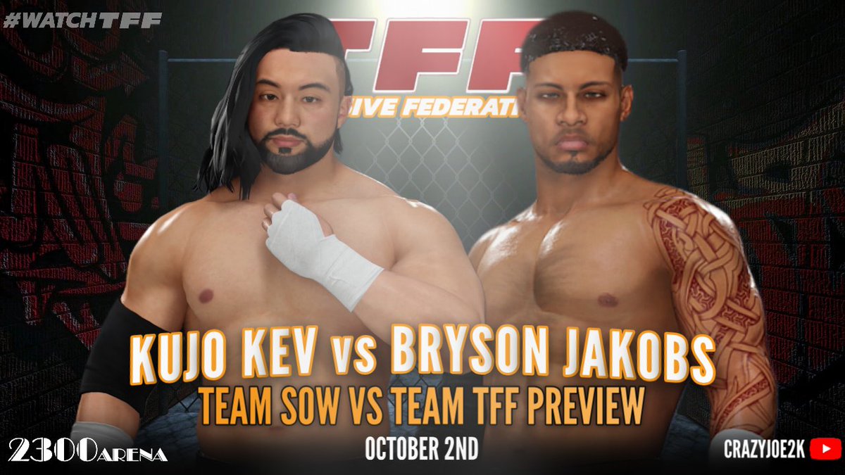 Important Top 5 Annoucment‼️
This week's special edition of TFF at the 2300 before War Of The World's will be moved to Thrusday

Also just Confirmed, <a href="/cybrsensei/">CYBR™</a> &amp; Crazy Joe will have a Split Screen Interview before their Lights Out Deathmatch this Sunday!