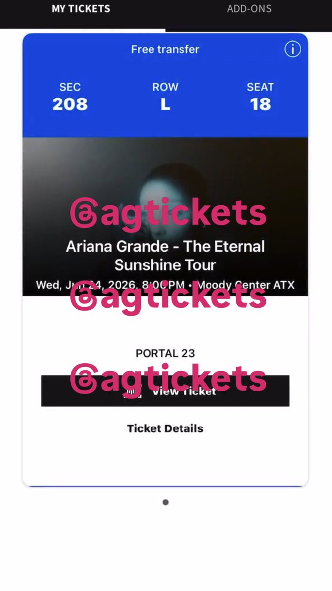 selling 1x section 208, row L, seat 18 resale ticket for austin n1 on 6/24!

♡ $680.89 USD total 
♡ please fill out the google form below if you are interested in purchasing these tickets! 

🔗: forms.gle/iPpfKAKyMq1W6c…