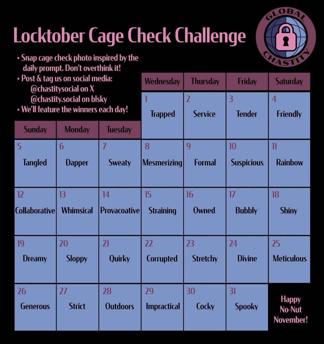 Chastity Social tweet media