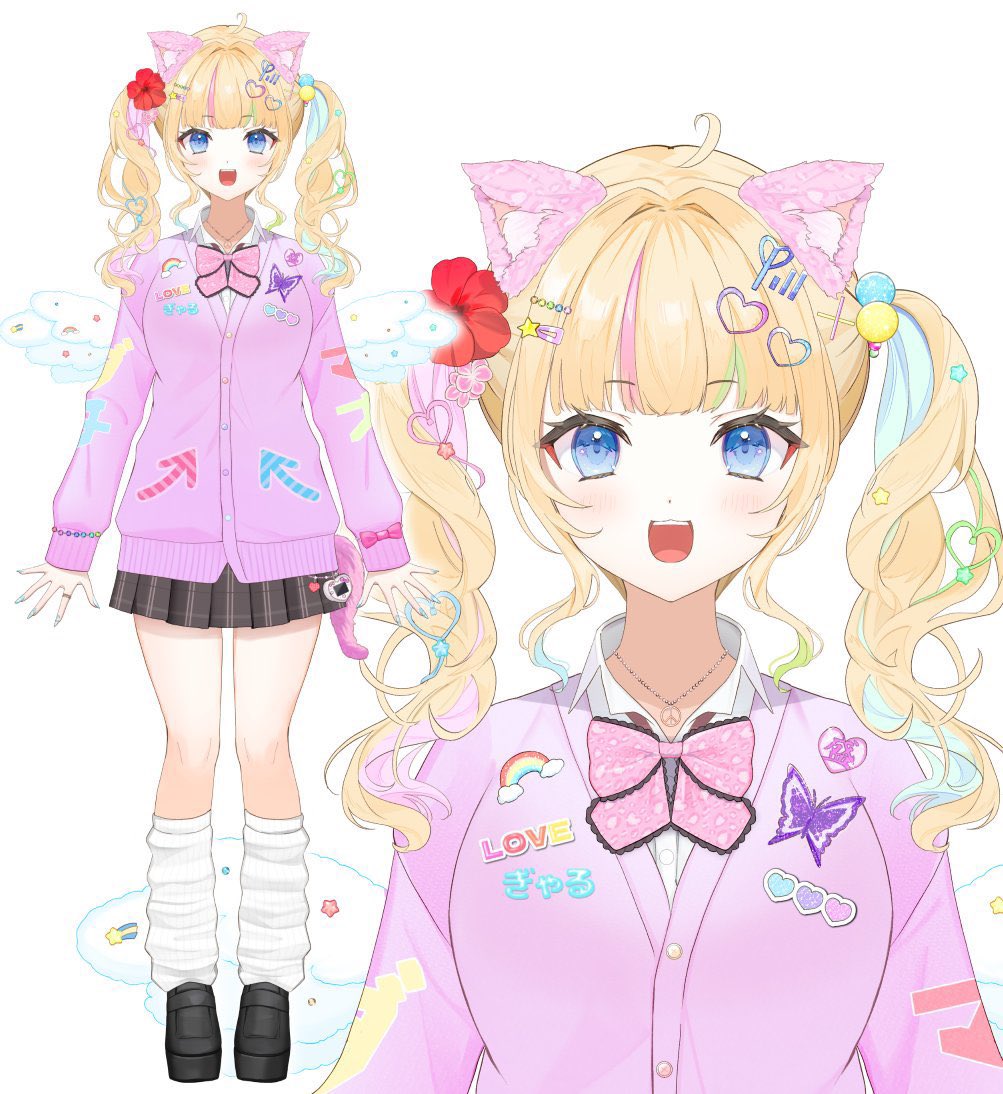 🥨  #新人VTuber #魂募集 🥨
⸜⸝⸜⸝⸜⸝⸜⸝⸜⸝⸜⸝⸜⸝⸜⸝⸜⸝⸜⸝⸜⸝⸜⸝⸜⸝⸜⸝
現在個人VTuberさんのご依頼受付していないのですが、魂募集モデルが販売中です.ᐟ

モデリング済+表情差分付きなのですぐに活動が可能です〜🎀

平成感あるギャルちゃん好きな方がいたら是非…！

↓🔗URL