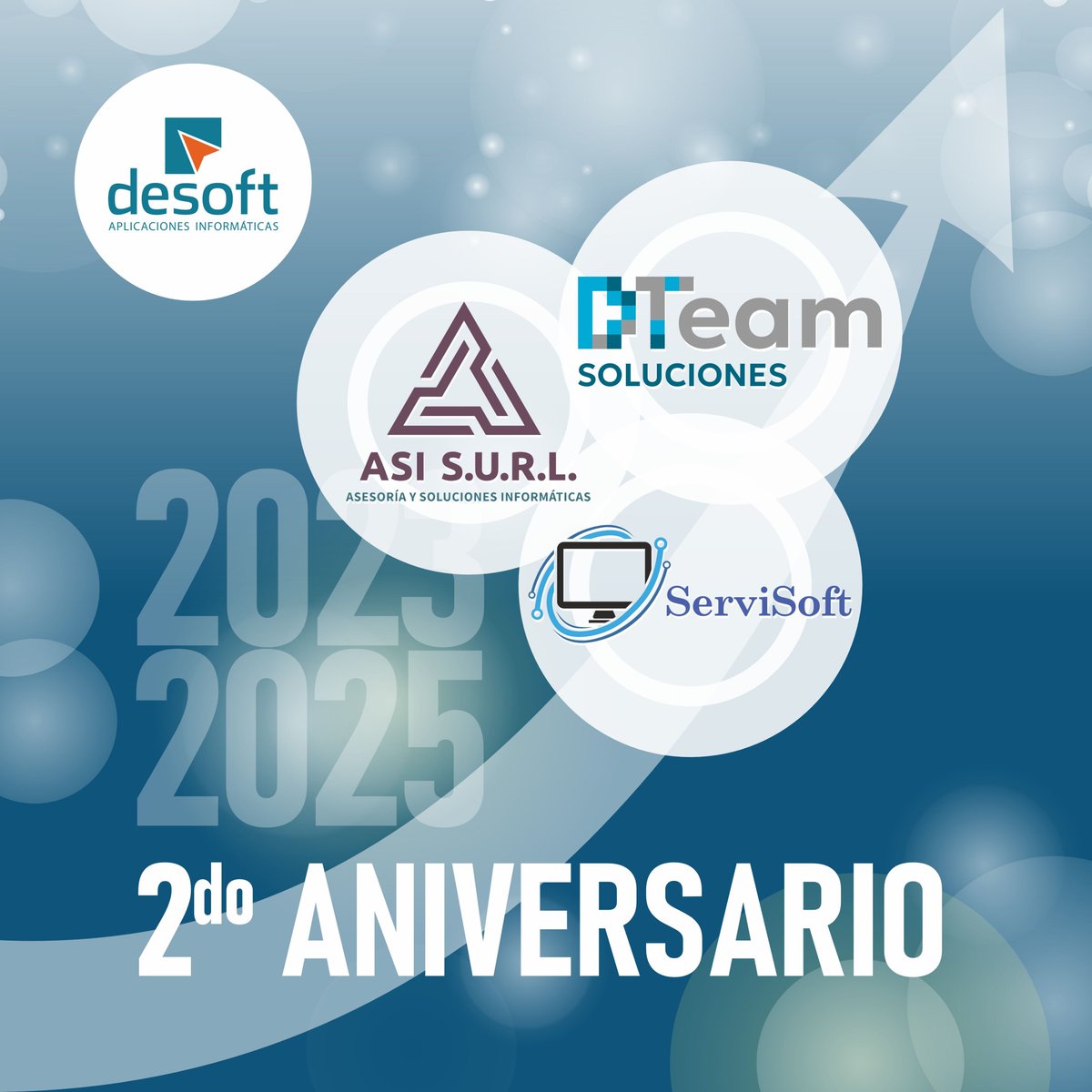 Este 1ro. de Octubre varias de nuestras Mipymes Estatales están de cumpleaños Soluciones DTeam de Sancti Spíritus, la Mipyme Estatal  Asesoría y Soluciones Informáticas.  ASI  de Las Tunas y Mipyme Estatal Servisoft de Guantánamo, cumplen su segundo aniversario de creadas.