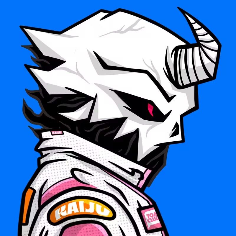 Only gone and won this bad boy in a giveaway from <a href="/planetkaiju_/">Kaiju</a> in the Discord. 🏆 

Immediately staked him for 6 months to earn $PK to spend in the trait store on upgrades.

Thanks to <a href="/Jarrod52384276/">AV Jarrod 🇦🇺FTMisMY❤️</a> and everyone in the Planet Kaiju team.

magiceden.io/marketplace/pl…