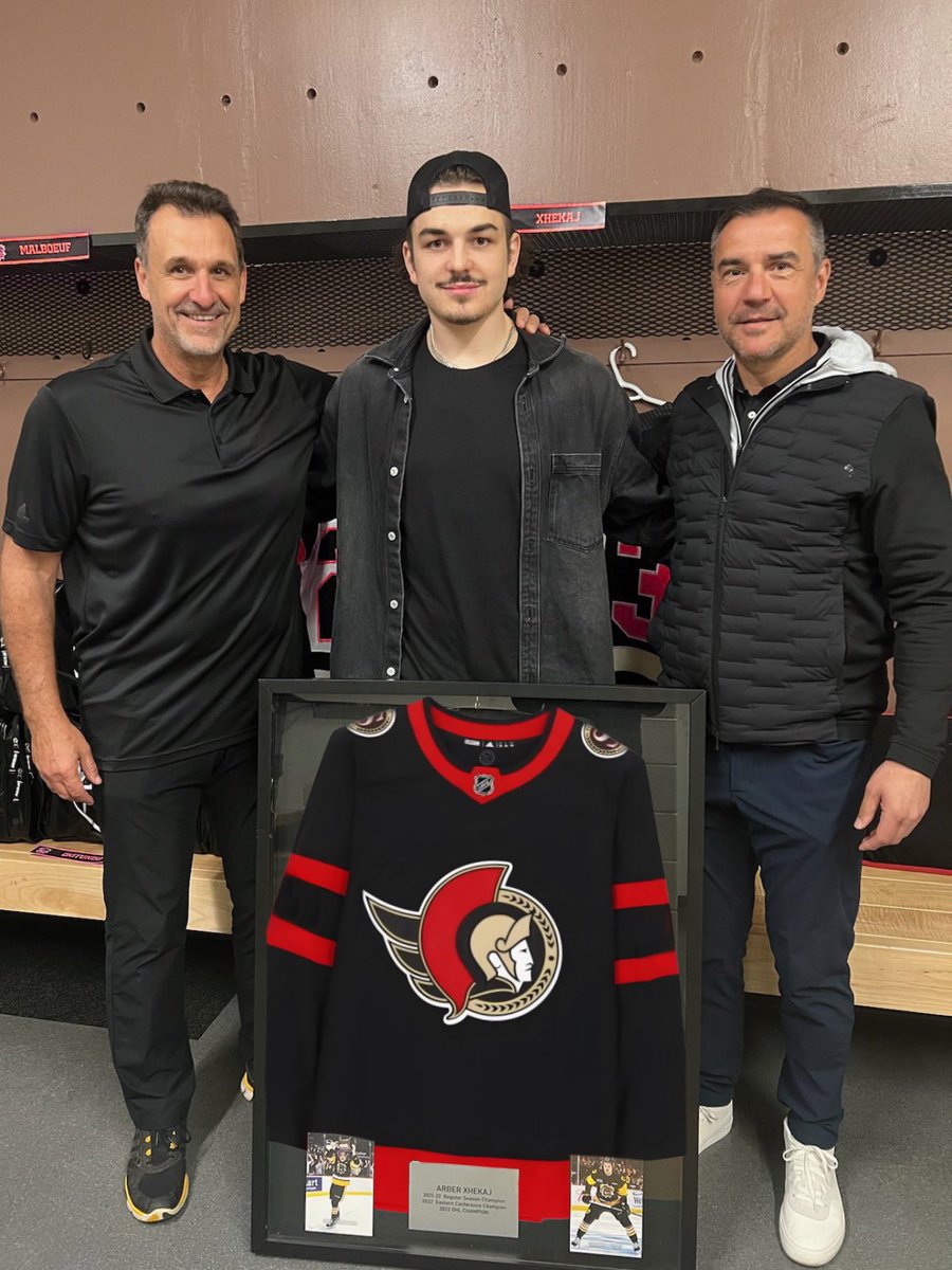 TheCurfewBoys's tweet image. Arber Xhekaj continues to own the Ottawa Senators #GoHabsGo