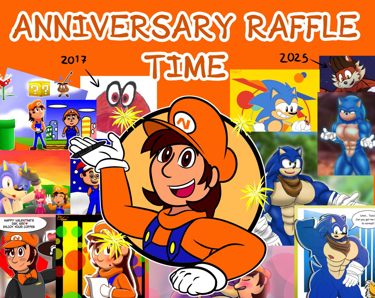 MCap1812's tweet image. TODAY IS MY 8TH YEAR SINCE I STARTED DRAWING
So now, I'm starting a new art raffle :3
How to join:
-Follow me
-Fav the post
-Repost it
-Leave a comment with the OC or character you want me to draw

And thank you for the 777 followers (I heard the number 7 is the lucky number x3)