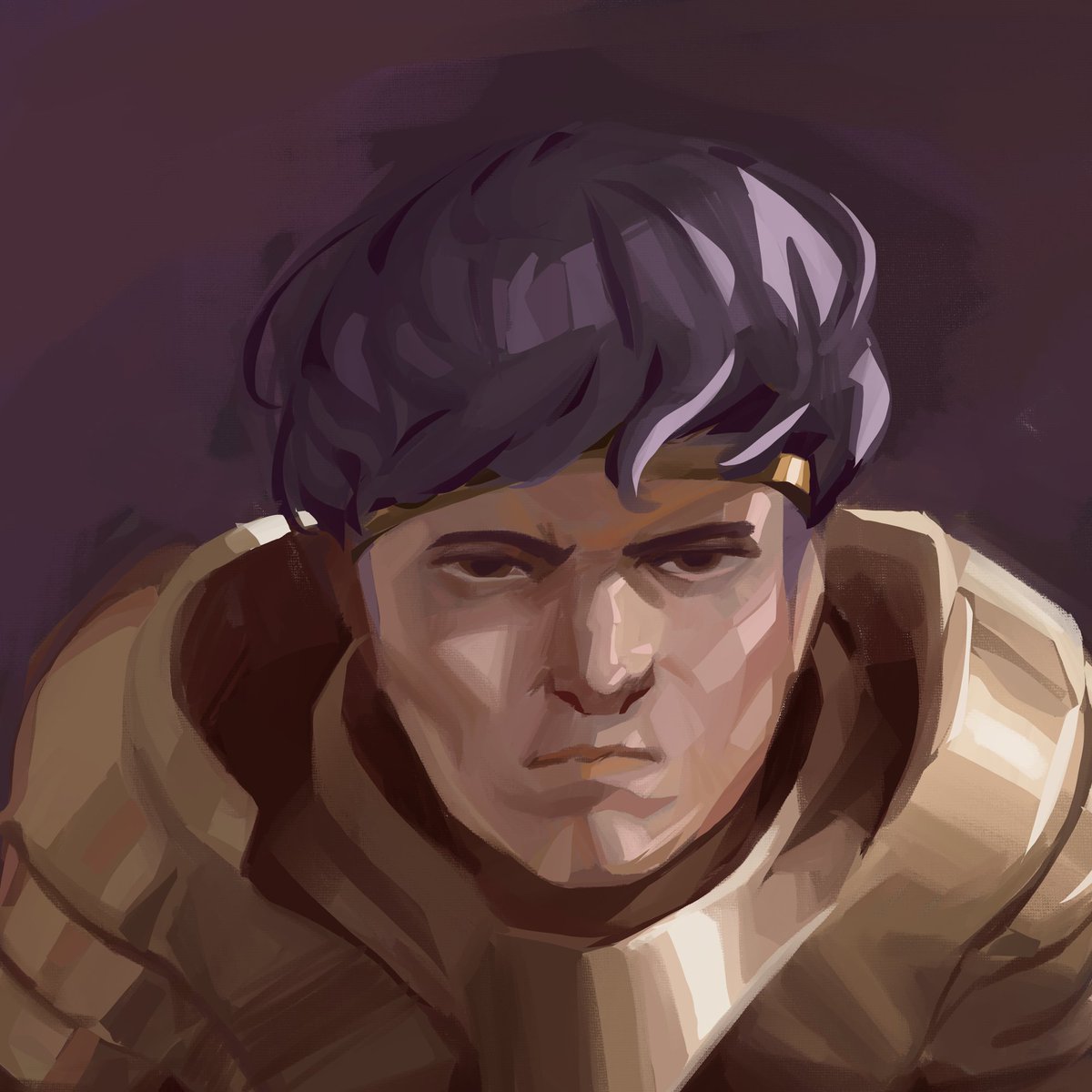 uberuber__'s tweet image. quick painting where i try no sketch again :] it was fun but i think i should do more studies methinks