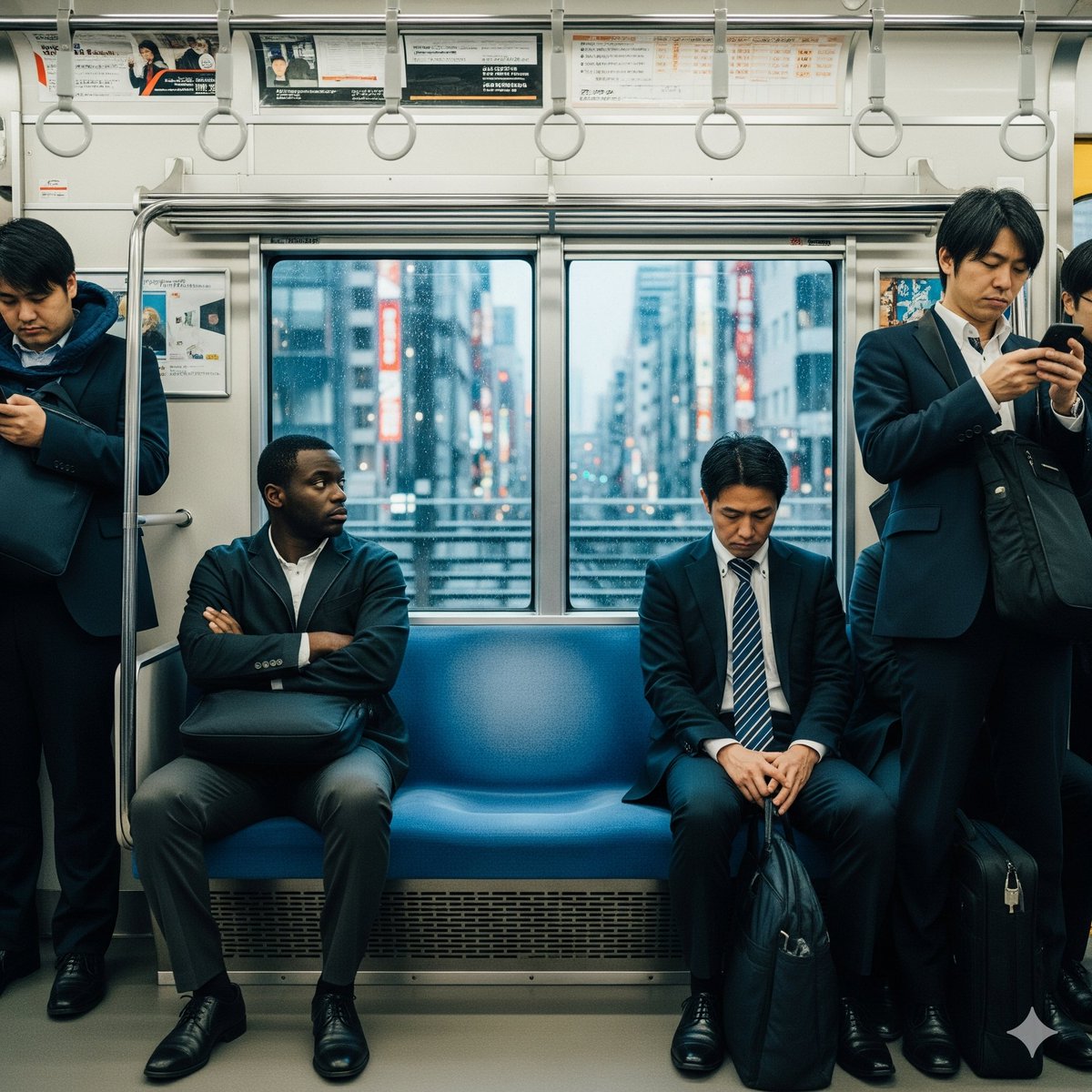 ｢電車で私の隣だけ空席に…｣在日外国人が長年傷つき､時に笑い飛ばしてきた"空気"の正体｜マクニール　バイエ <a href="/BayeMcneil/">Baye McNeil</a> note.com/baye_mcneil/n/…